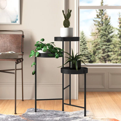 Plant Stand: Round Multi-Tiered Plant Stand