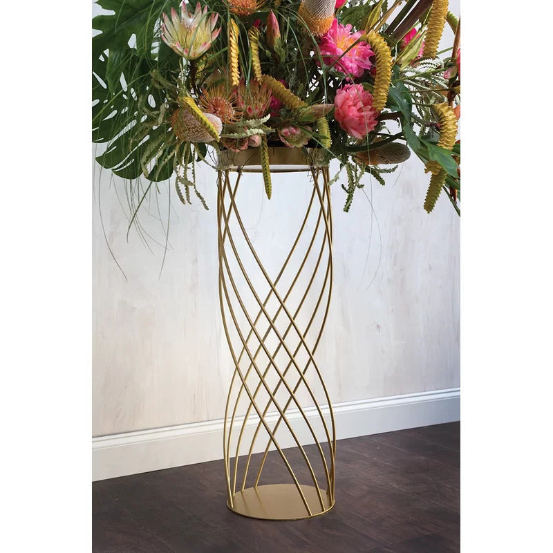 Plant Stand: Round Pedestal Plant Stand