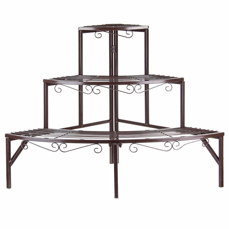 Plant Stand: Solid Iron Frame Plant Stand