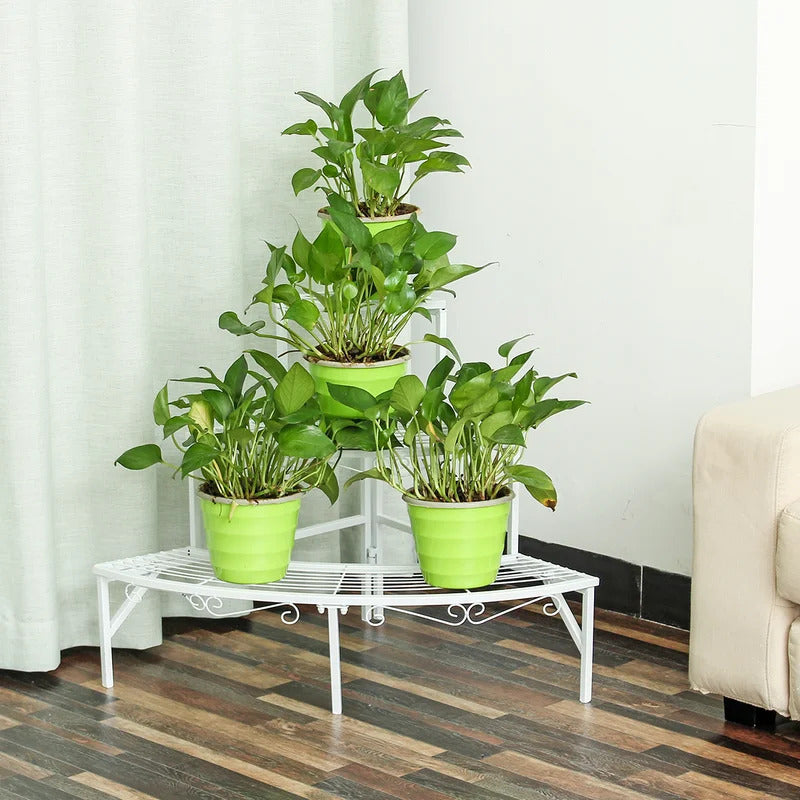 Plant Stand: Solid Iron Frame Plant Stand