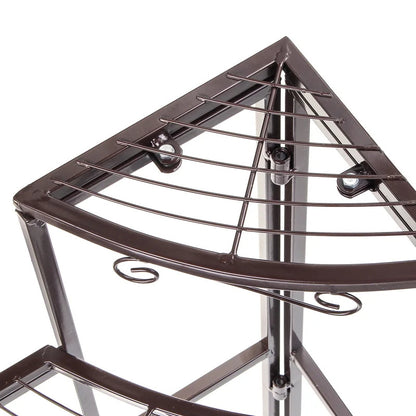 Plant Stand: Solid Iron Frame Plant Stand