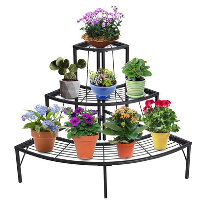 Plant Stand: Solid Iron Frame Plant Stand