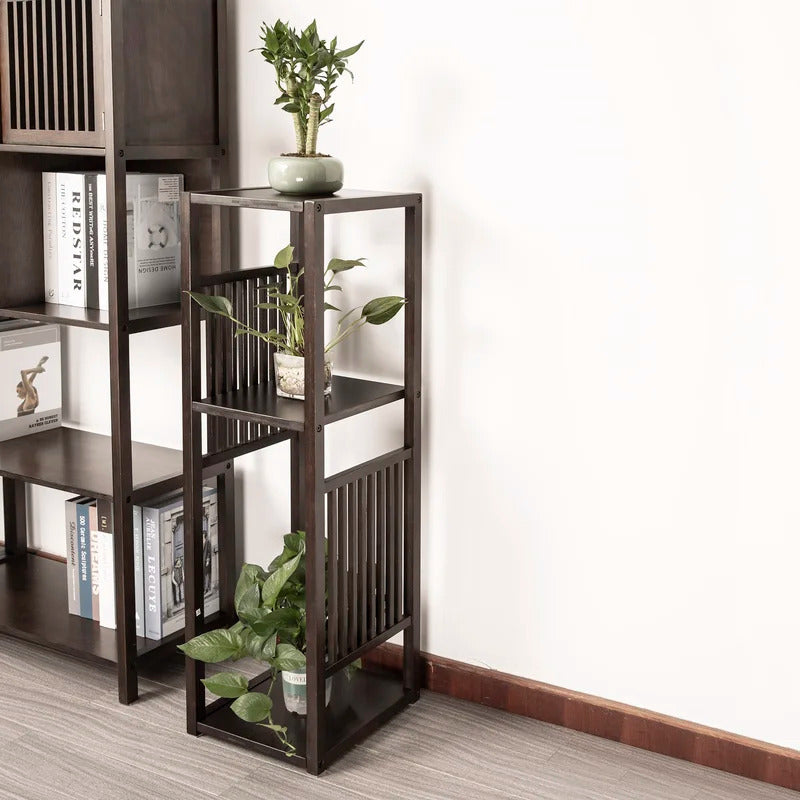 Plant Stand: Square Bamboo Square Bamboo Plant Stand