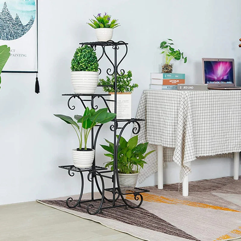 Plant Stand: Triangular Multi-Tiered Plant Stand
