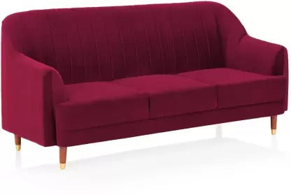 5 Seater Sofa Set: Polyester Fabric 3 + 1 + 1 Sofa Set