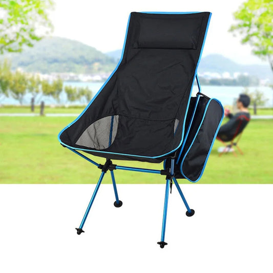 Portable Chair: Portable Outdoor Folding Reclining Chair