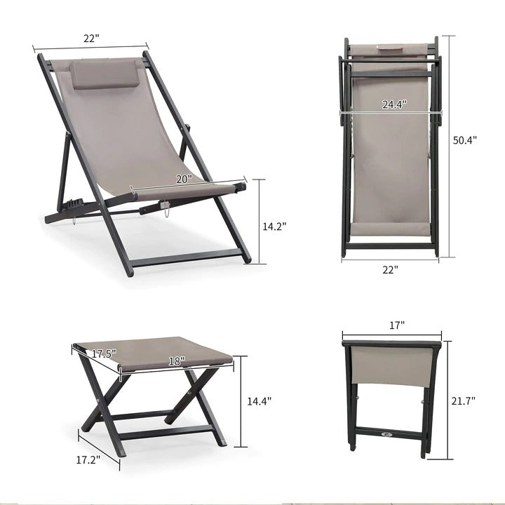 Portable Chair Reclining Camping Chairs