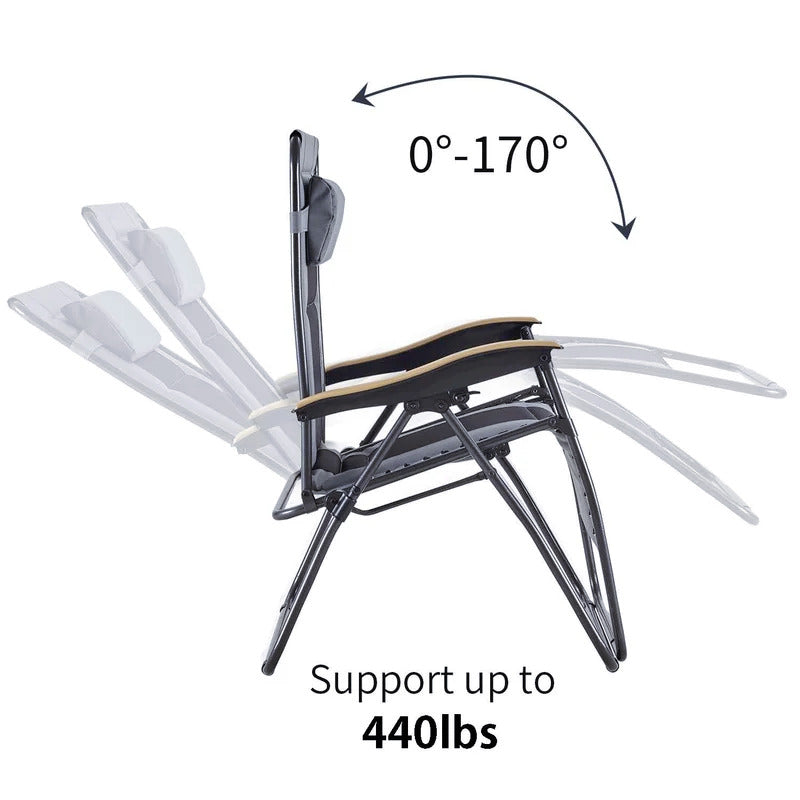 Portable Chair: Reclining Folding Chair