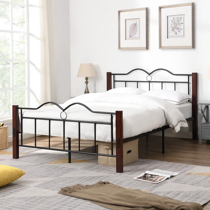 Poster Bed: Metal Twin Size Poster Bed