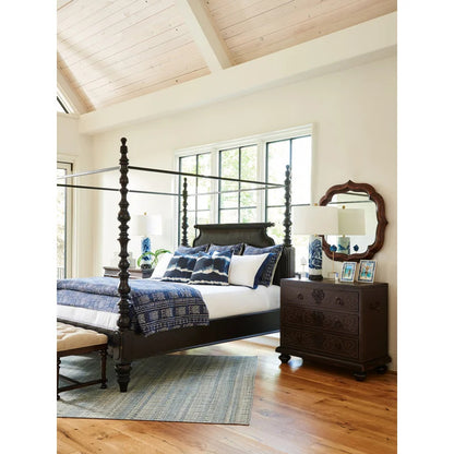 Poster Bed: Solid Wood Bed