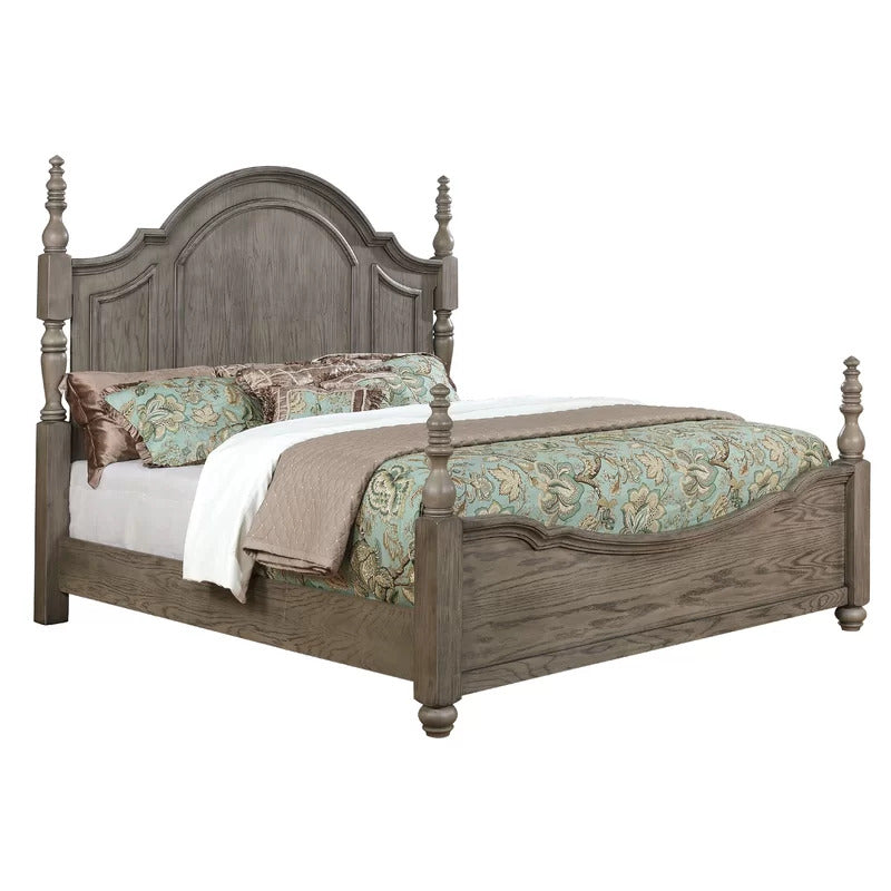 Poster Bed: Rustic Style Poster Bed