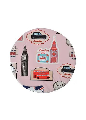 Pouffe: London Pouffe With Digital Print