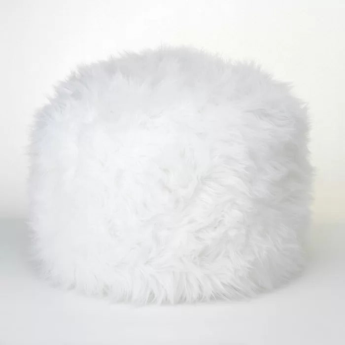 Poufs: 19'' Wide Round Pouf Ottoman