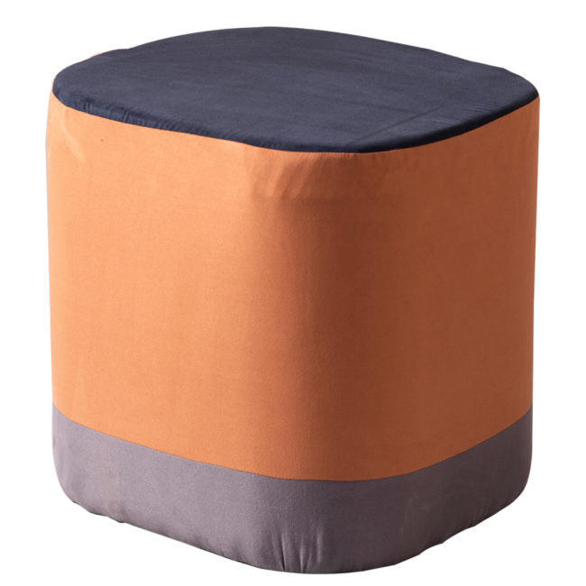 Poufs: Tan Square Pouf