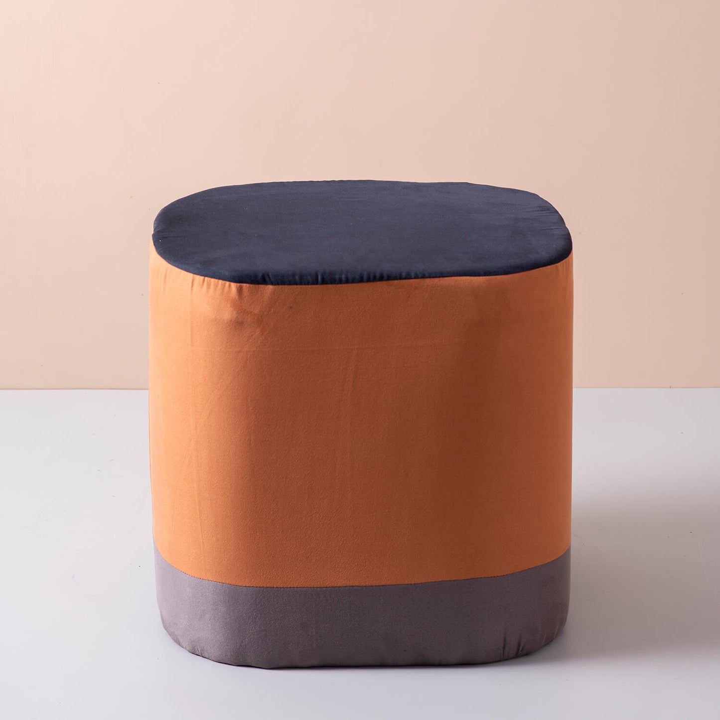 Poufs: Tan Square Pouf