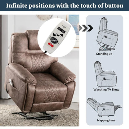 Massage Chairs: Power Lift Chair With Adjustable Massage Function