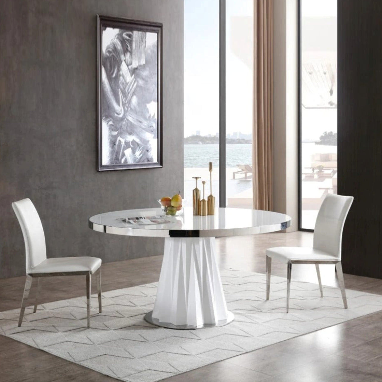 Premium Dining Table Cabaer Round Dining Table