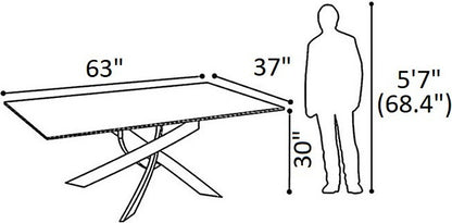 Premium Dining Table Glass Dining Table