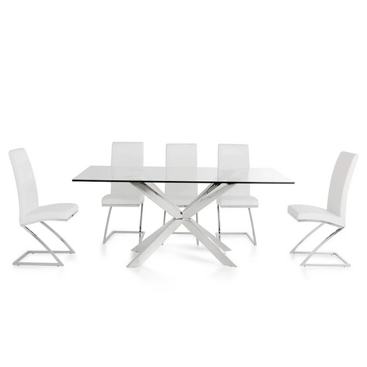 Premium Dining Table James Glass Dining Table