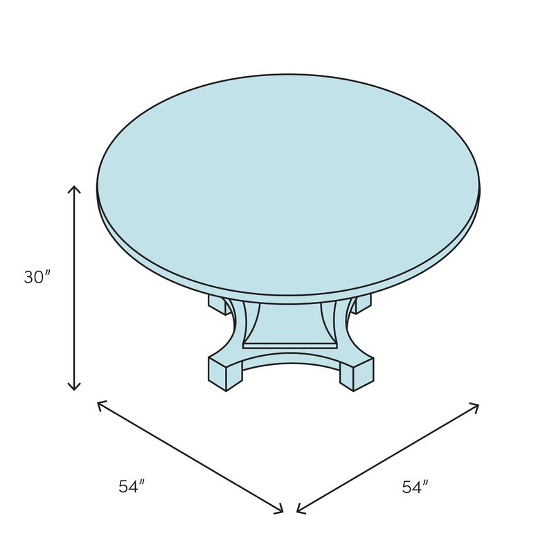 Premium Dining Table: Trese Round Dining Table