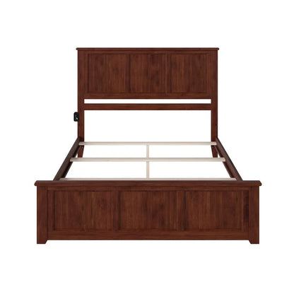 Queen Size Bed :Extra-Long Twin Solid Wood Standard Bed