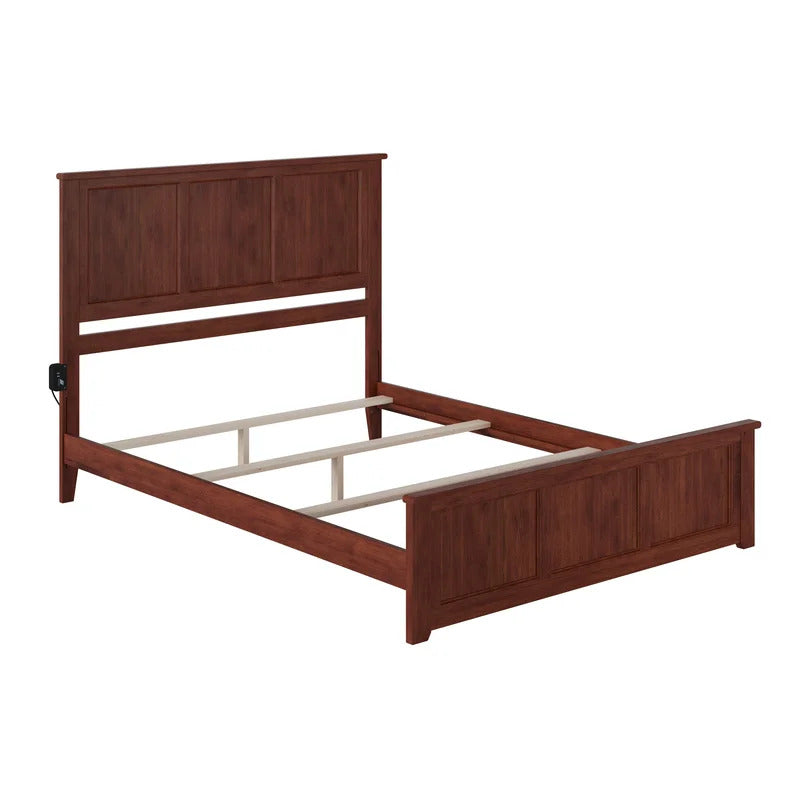 Queen Size Bed : Extra-Long Twin Solid Wood Standard Bed
