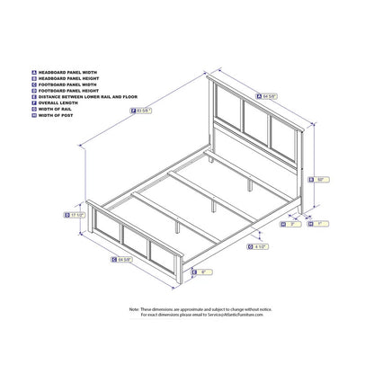 Queen Size Bed :Extra-Long Twin Solid Wood Standard Bed