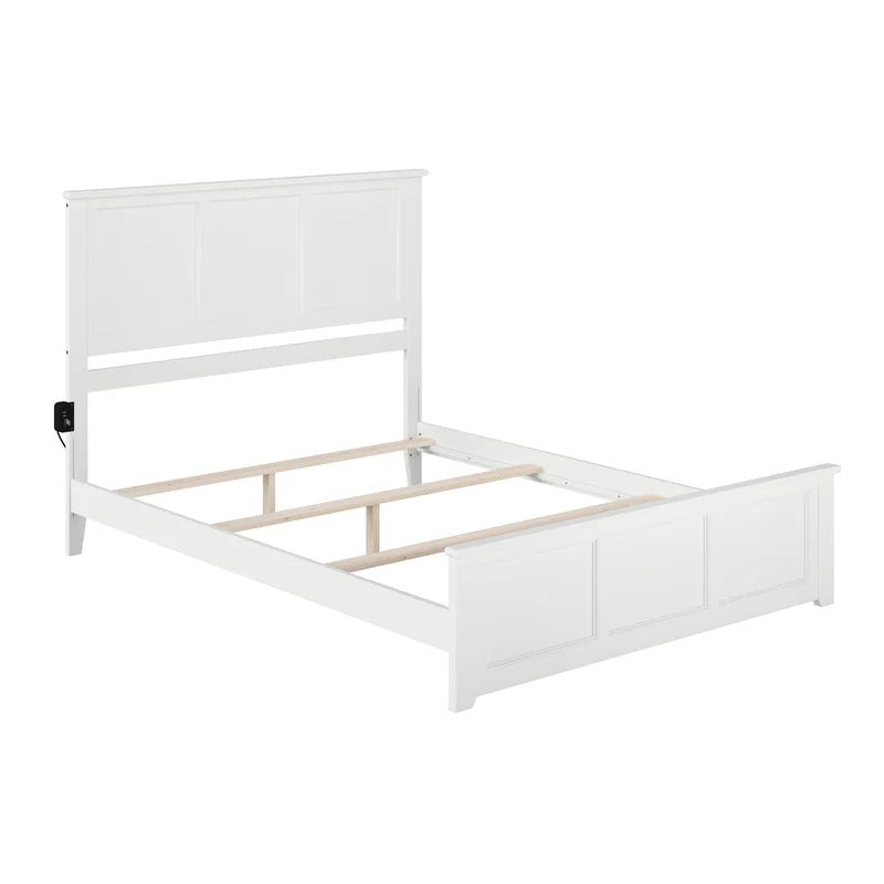 Queen Size Bed :Extra-Long Twin Solid Wood Standard Bed