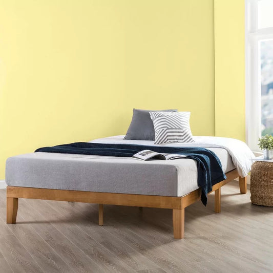 Queen Size Bed : Harlow Solid Wood Platform Bed