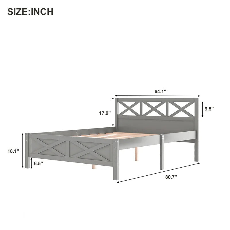 Queen Size Bed : Jack Platform Bed
