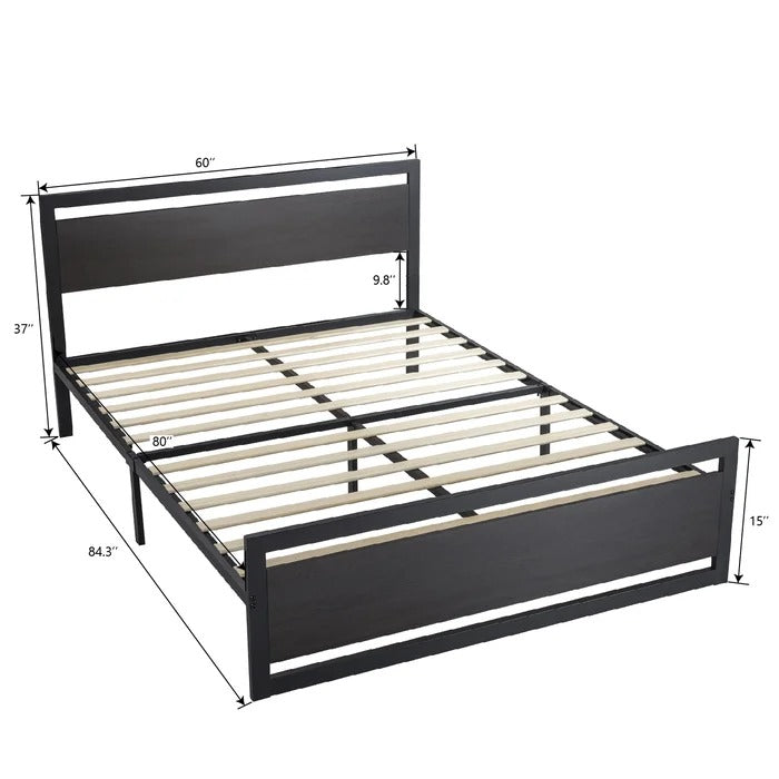 Queen Size Bed Kia Platform Metal Bed