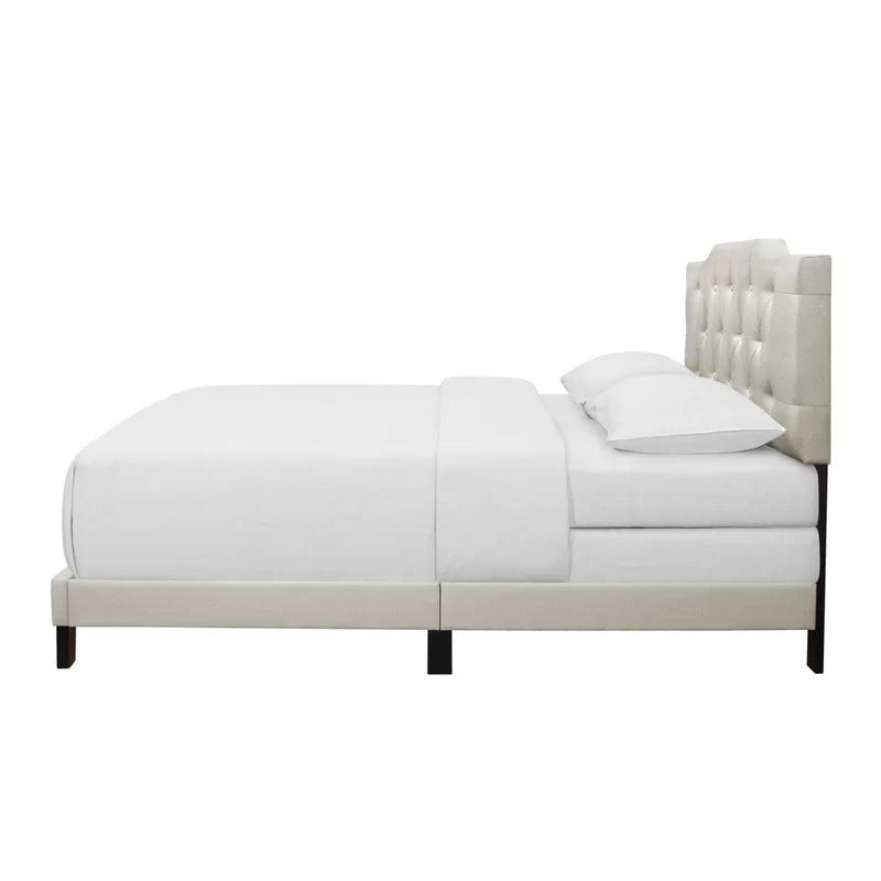 Queen Size Bed : Tufted Standard Bed