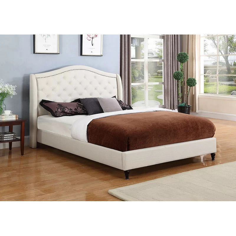 Queen Size Bed : salena Platform Bed