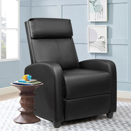 Recliners: Faux Leatherette Massage Chairs with Recliner