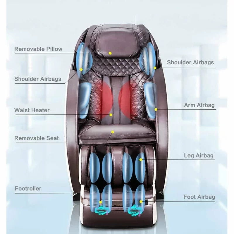 Massage Chairs: Recliner Adjustable Width Heated Full Body Massage Chair