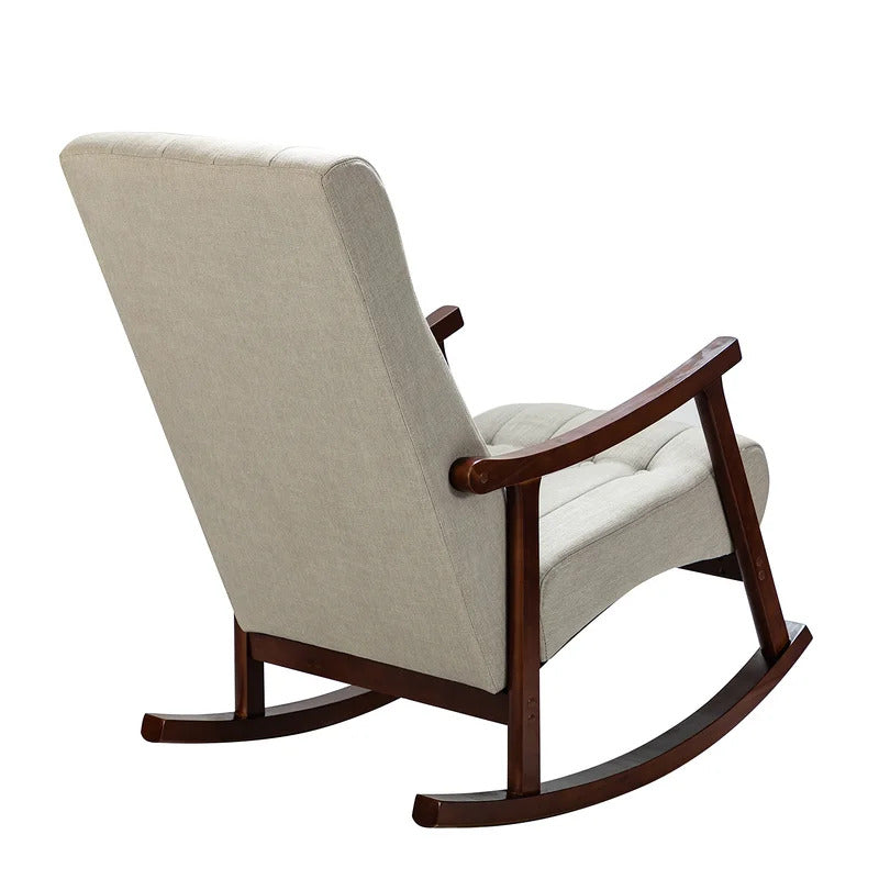 Rocking Chair Button Tufted Back Rocking Chair GKW Retail