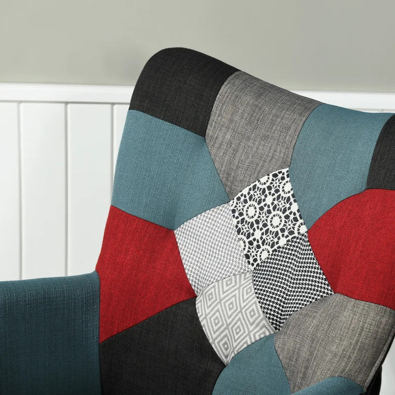 Rocking Chair: Designer Fabric Rocking Chair