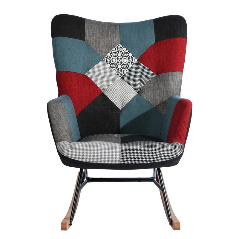 Rocking Chair: Designer Fabric Rocking Chair