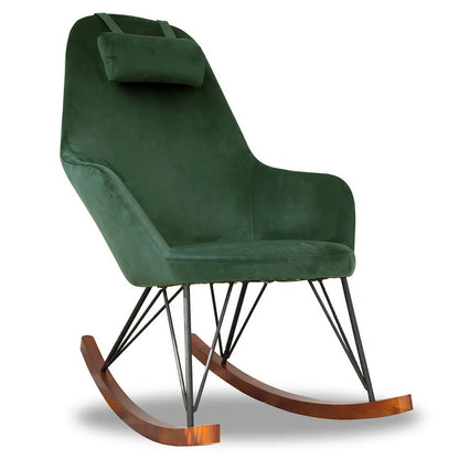 Rocking Chair: Modern fabric Rocking Chair