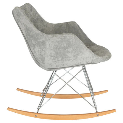 Rocking Chair: Velvet Comfort Rocking Chair