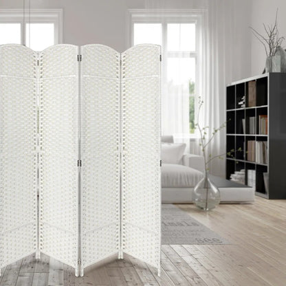 Room Dividers: 126'' W x 72'' H 8 - Panel Solid Wood Folding Room Divider