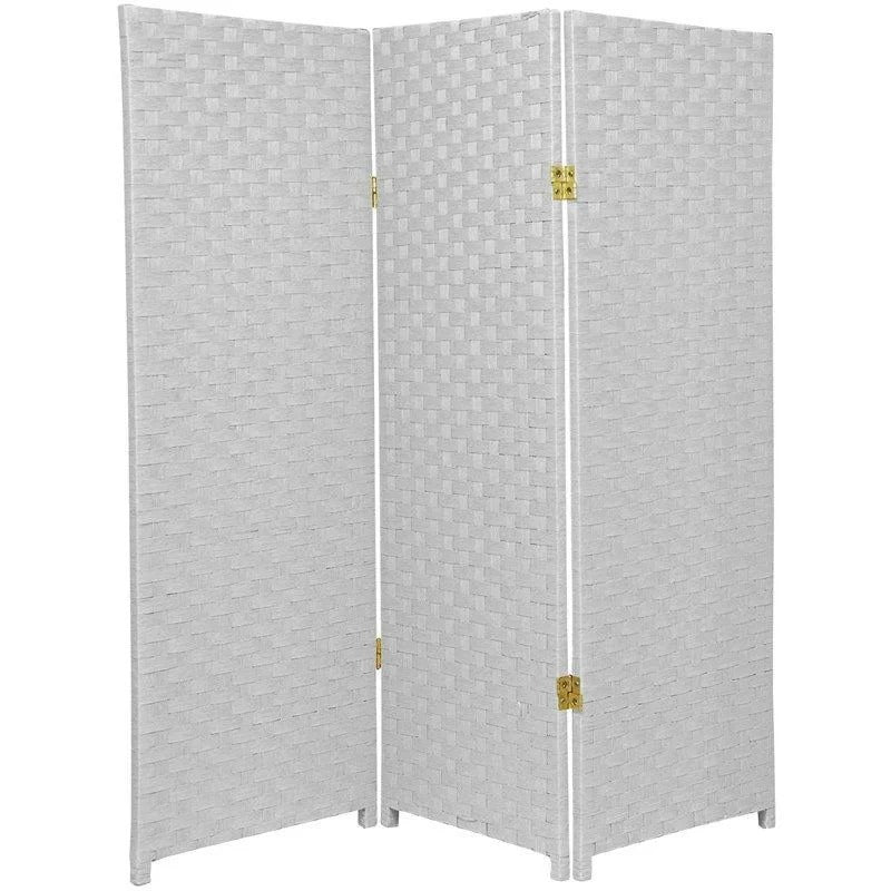 Room Dividers: 48'' W x 48'' H 3 - Panel Solid Wood Folding Room Divider