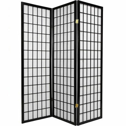 Room Divides: 51'' W x 70'' H 3 - Panel Solid Wood Folding Room Divider