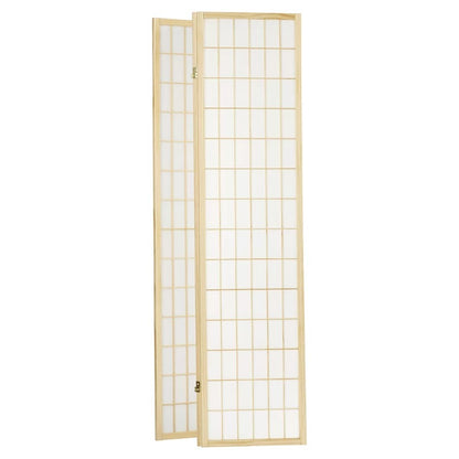 Room Divides: 51'' W x 70'' H 3 - Panel Solid Wood Folding Room Divider