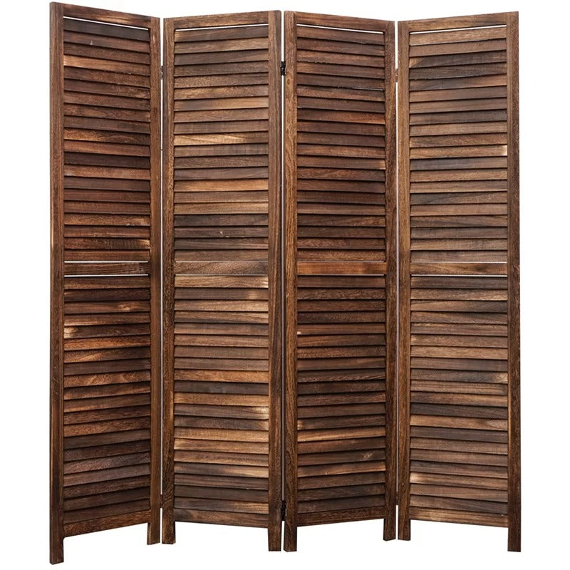 Room Divides: 67'' H Solid Wood Folding Room Divider