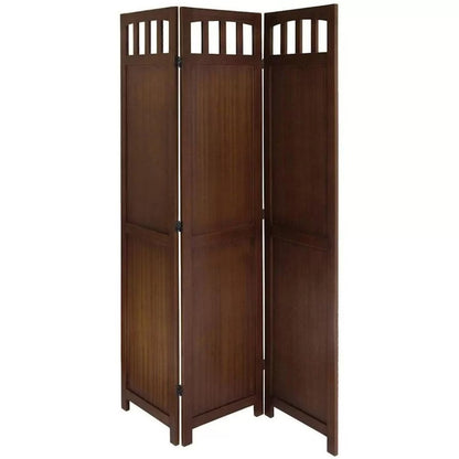 Room Divides: 70'' H Solid Wood Folding Room Divider