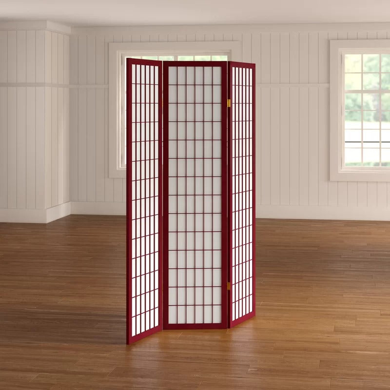 Room Divides: 71'' H Solid Wood Folding Room Divider