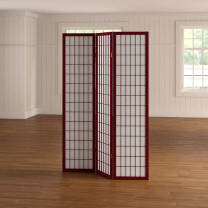 Room Divides: 71'' H Solid Wood Folding Room Divider