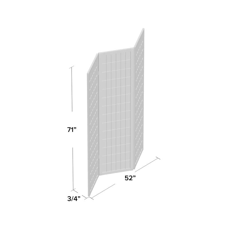 Room Divides: 71'' H Solid Wood Folding Room Divider