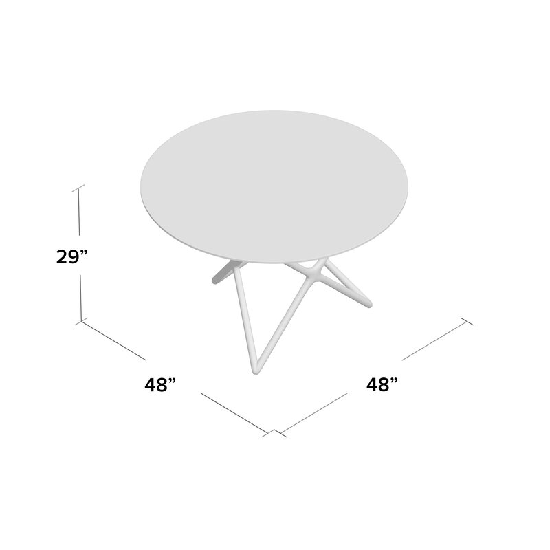 Round Dining Table 32'' Pedestal Dining Table